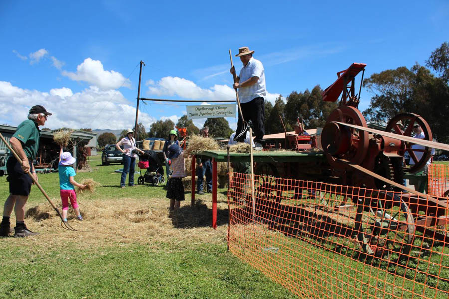 1930 International Baler at an Open Day